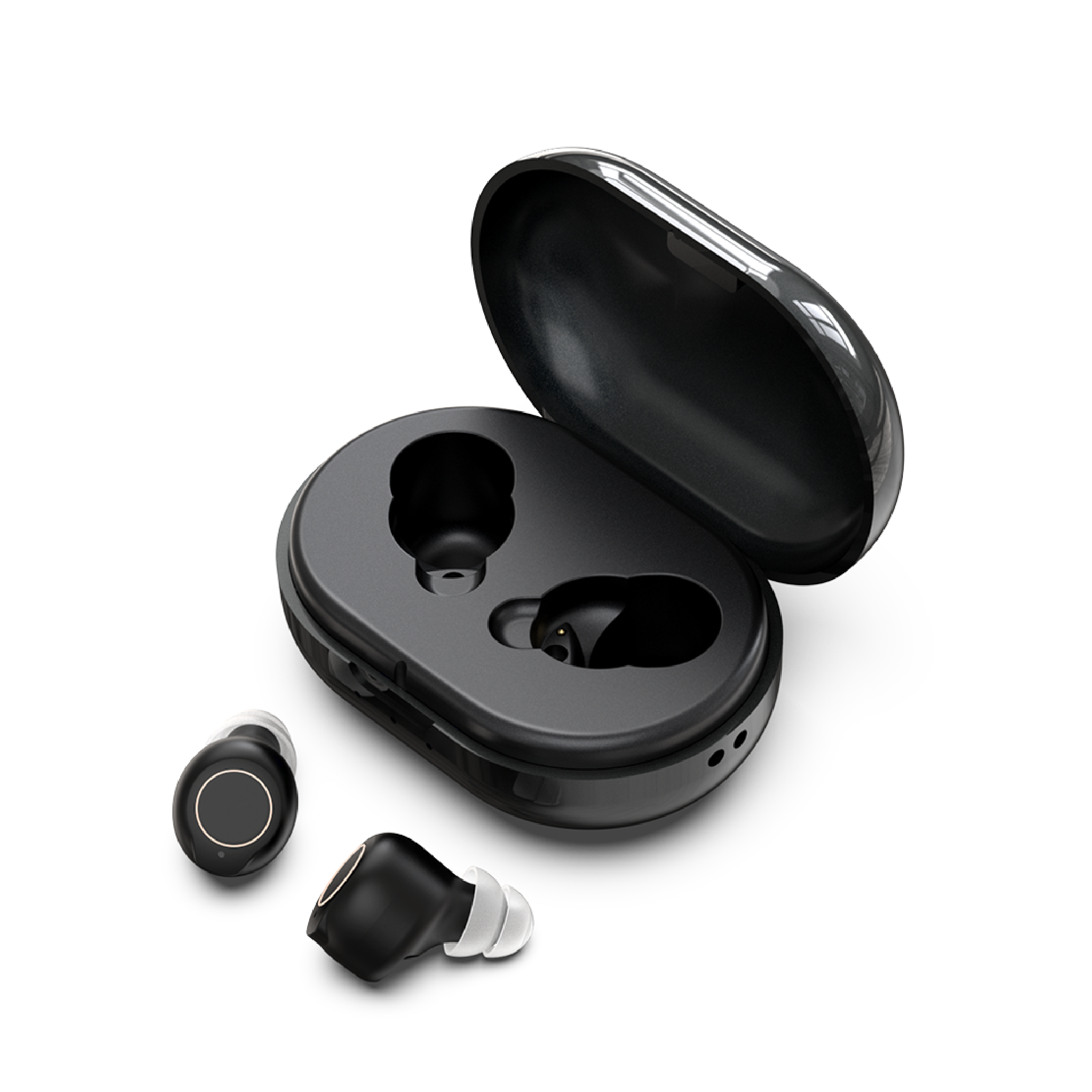 Rechargeable Hearing Amplifiers with Touch Control